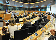 Nyilvános meghallgatást szervezett az Élelmiszerbankok Európai Szövetsége (FEBA) és Nuno Melo, az Európai Néppárt elnökségi tagja április 25-én az Európai Parlamentben, Brüsszelben. A FEBA képviseletében Cseh Balázs szólalt fel.